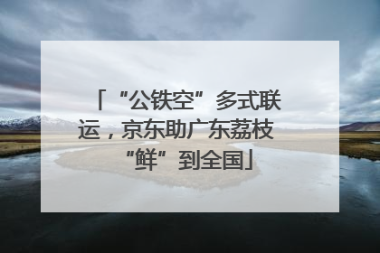 “公铁空”多式联运，京东助广东荔枝“鲜”到全国