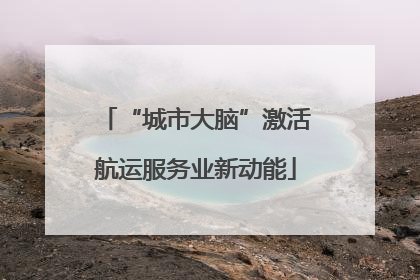 “城市大脑”激活航运服务业新动能
