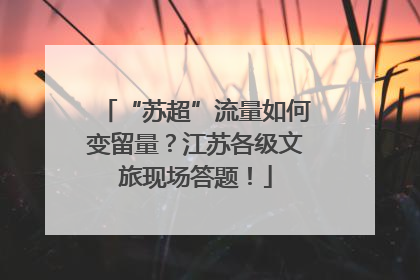 “苏超”流量如何变留量？江苏各级文旅现场答题！
