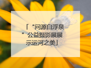 “问源白浮泉”公益摄影展展示运河之美