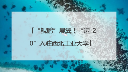 “鲲鹏”展翼！“运-20”入驻西北工业大学