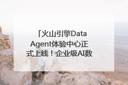 火山引擎Data Agent体验中心正式上线！企业级AI数据专家触手可及