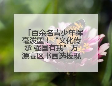 百余名青少年挥毫泼墨！“文化传承 强国有我”万源赛区书画选拔现场精彩绝伦
