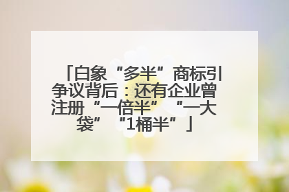 白象“多半”商标引争议背后：还有企业曾注册“一倍半”“一大袋”“1桶半”