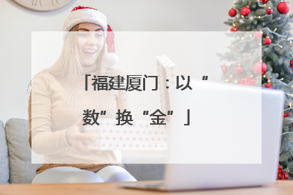 福建厦门：以“数”换“金”