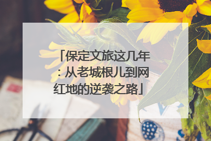 保定文旅这几年：从老城根儿到网红地的逆袭之路