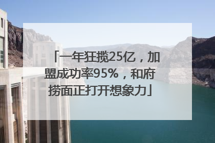 一年狂揽25亿，加盟成功率95%，和府捞面正打开想象力