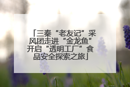 三秦“老友记”采风团走进“金龙鱼”开启“透明工厂”食品安全探索之旅