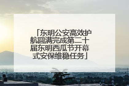 东明公安高效护航圆满完成第二十届东明西瓜节开幕式安保维稳任务