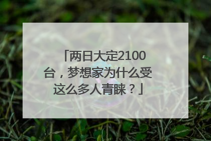 两日大定2100台，梦想家为什么受这么多人青睐？