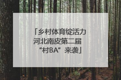 乡村体育绽活力 河北南皮第二届“村BA”来袭
