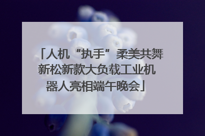 人机“执手”柔美共舞 新松新款大负载工业机器人亮相端午晚会