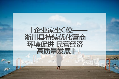 企业家坐C位——淅川县持续优化营商环境促进 民营经济高质量发展