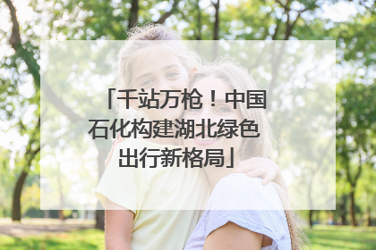千站万枪！中国石化构建湖北绿色出行新格局