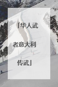 华人武者意大利传武