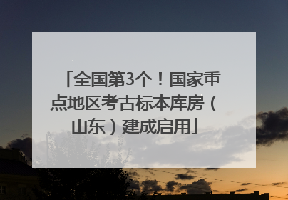 全国第3个！国家重点地区考古标本库房（山东）建成启用