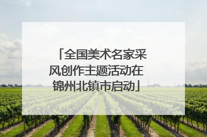 全国美术名家采风创作主题活动在锦州北镇市启动