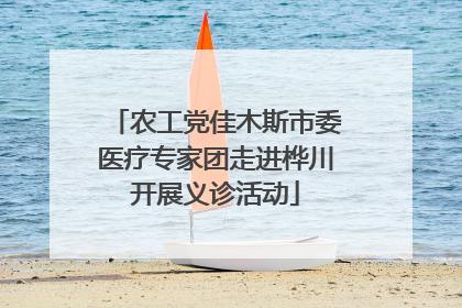 农工党佳木斯市委医疗专家团走进桦川开展义诊活动