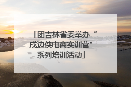 团吉林省委举办“戍边侠电商实训营”系列培训活动