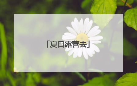 夏日露营去