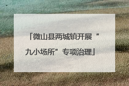 微山县两城镇开展“九小场所”专项治理