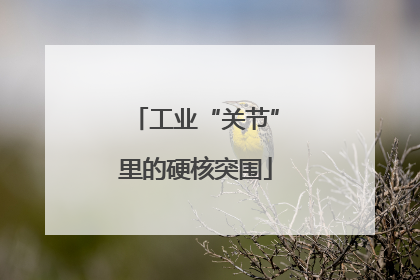 工业“关节”里的硬核突围
