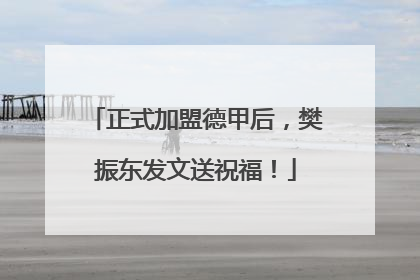 正式加盟德甲后，樊振东发文送祝福！