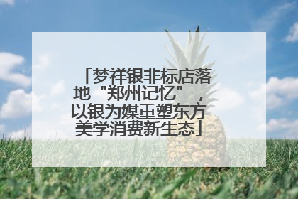 梦祥银非标店落地“郑州记忆”，以银为媒重塑东方美学消费新生态