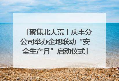 聚焦北大荒丨庆丰分公司举办企地联动“安全生产月”启动仪式