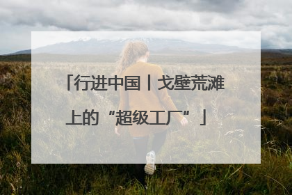 行进中国丨戈壁荒滩上的“超级工厂”