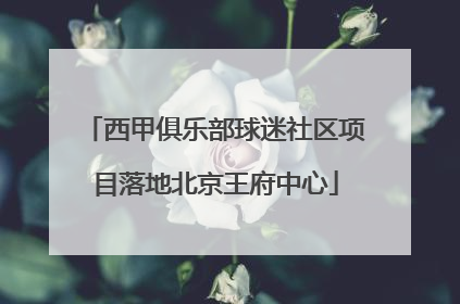 西甲俱乐部球迷社区项目落地北京王府中心