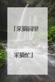 采摘园里采摘忙