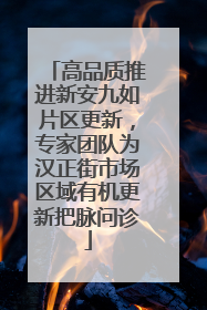 高品质推进新安九如片区更新，专家团队为汉正街市场区域有机更新把脉问诊