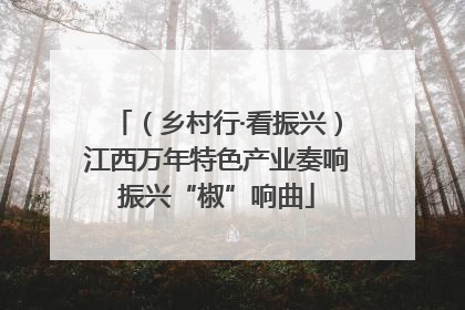 （乡村行·看振兴）江西万年特色产业奏响振兴“椒”响曲