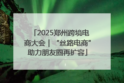 2025郑州跨境电商大会｜“丝路电商”助力朋友圈再扩容