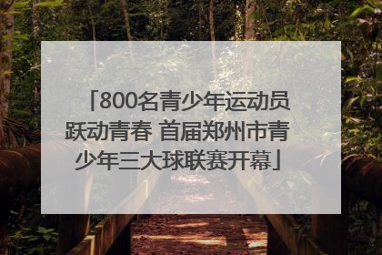800名青少年运动员跃动青春 首届郑州市青少年三大球联赛开幕
